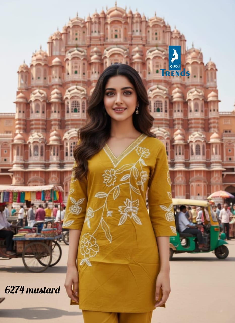 Design 6274 Kaya Trends Cotton Co Ord Set Wholesale