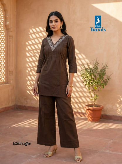 Design 6283 Kaya Trends Cotton Co Ord Set Supplier