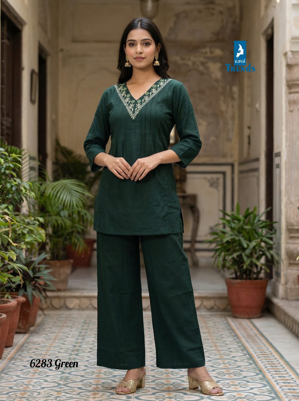 Design 6283 Kaya Trends Cotton Co Ord Set Supplier