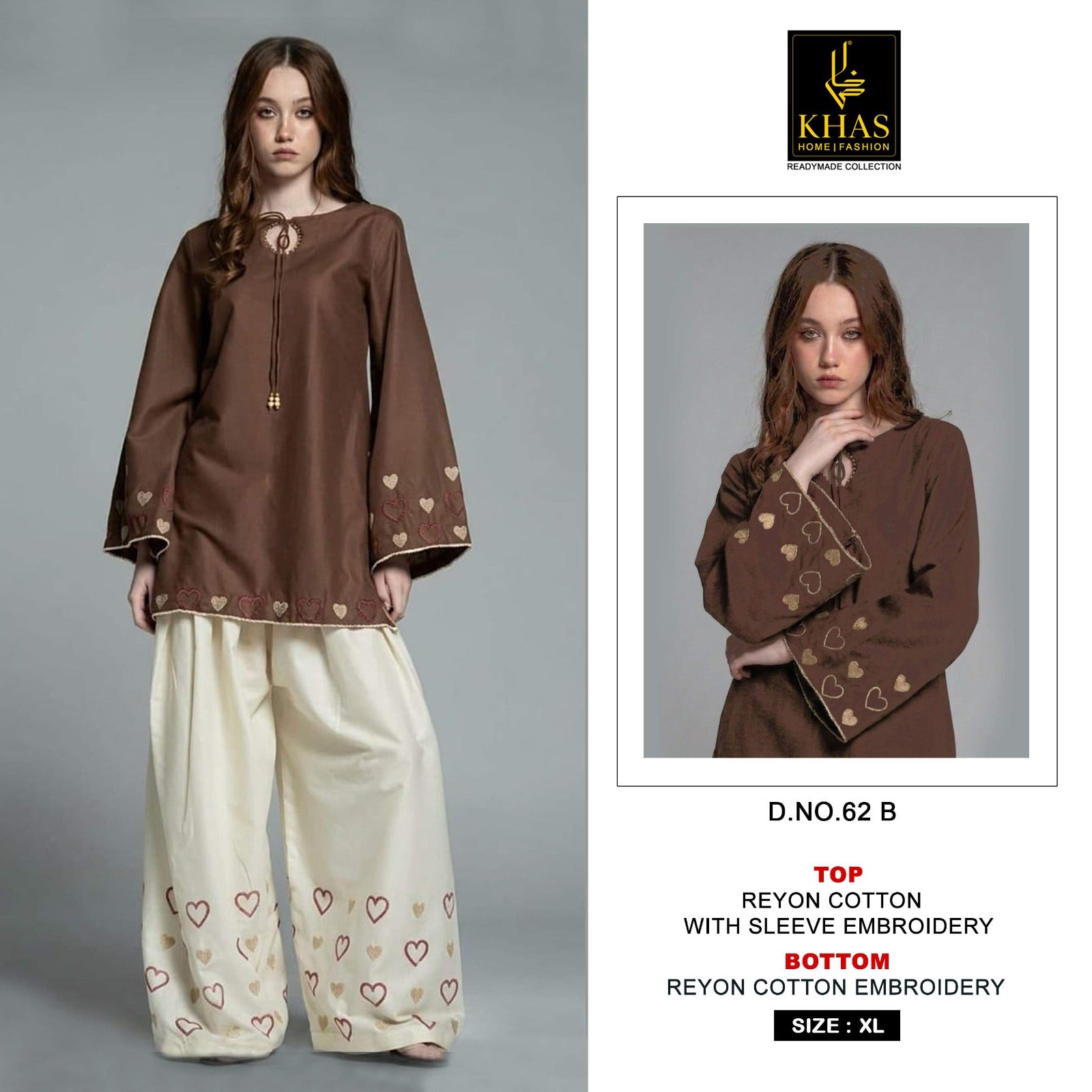 Design 62 Khas Reyon Kurti Bottom Set Manufacturer