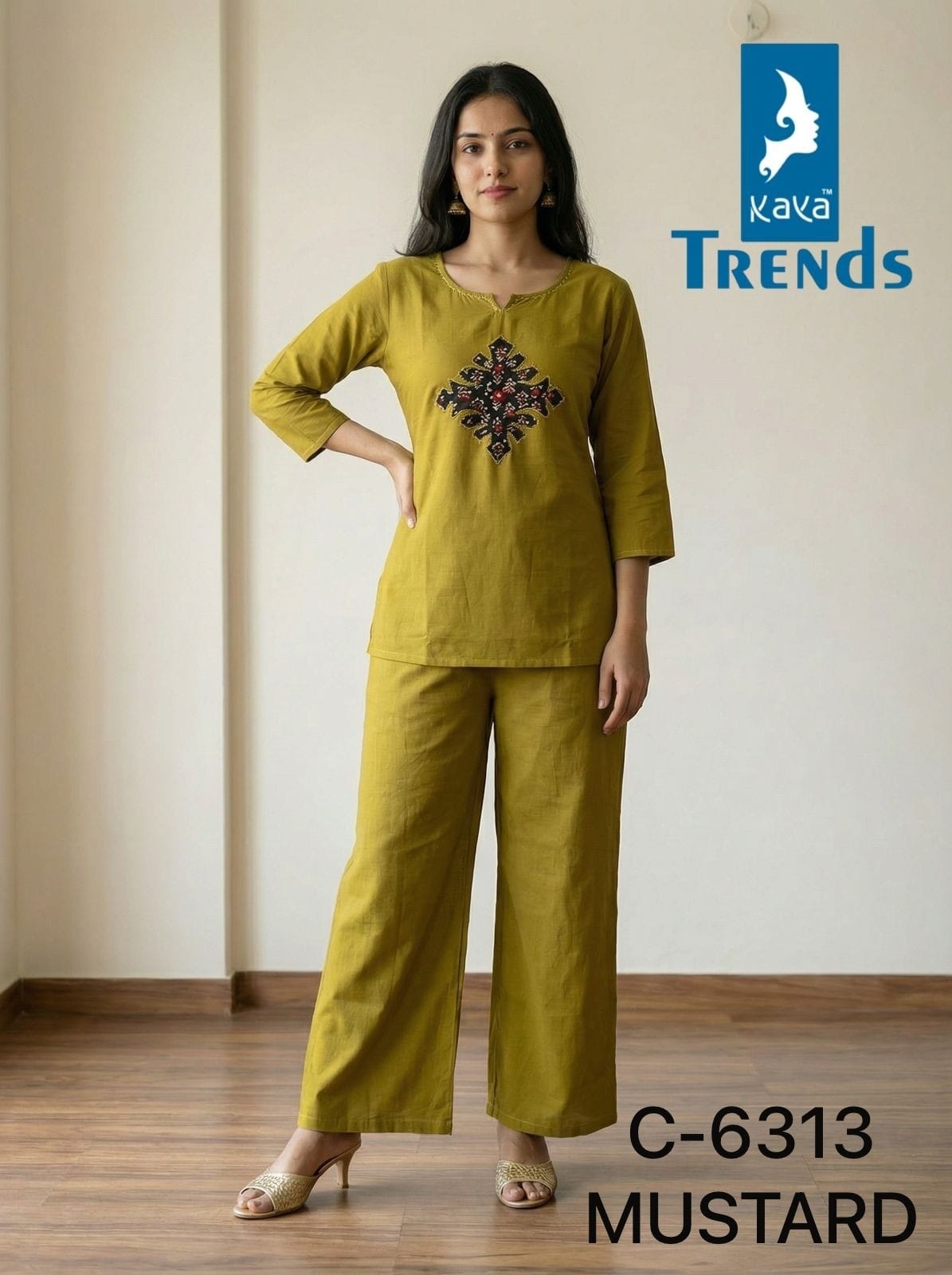 Design 6313 Kaya Trends Cotton Co Ord Set Exporter Gujarat