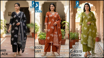Design 6325 Kaya Trends Readymade Cotton Pant Suits Wholesaler India