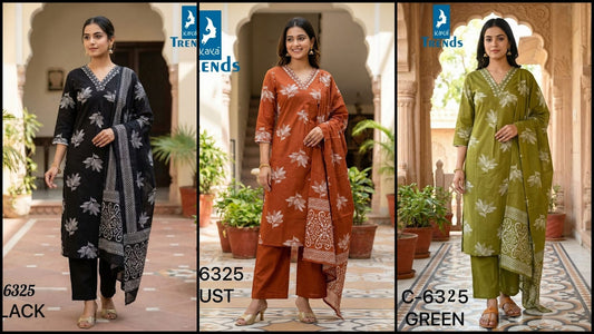 Design 6325 Kaya Trends Readymade Cotton Pant Suits Wholesaler India