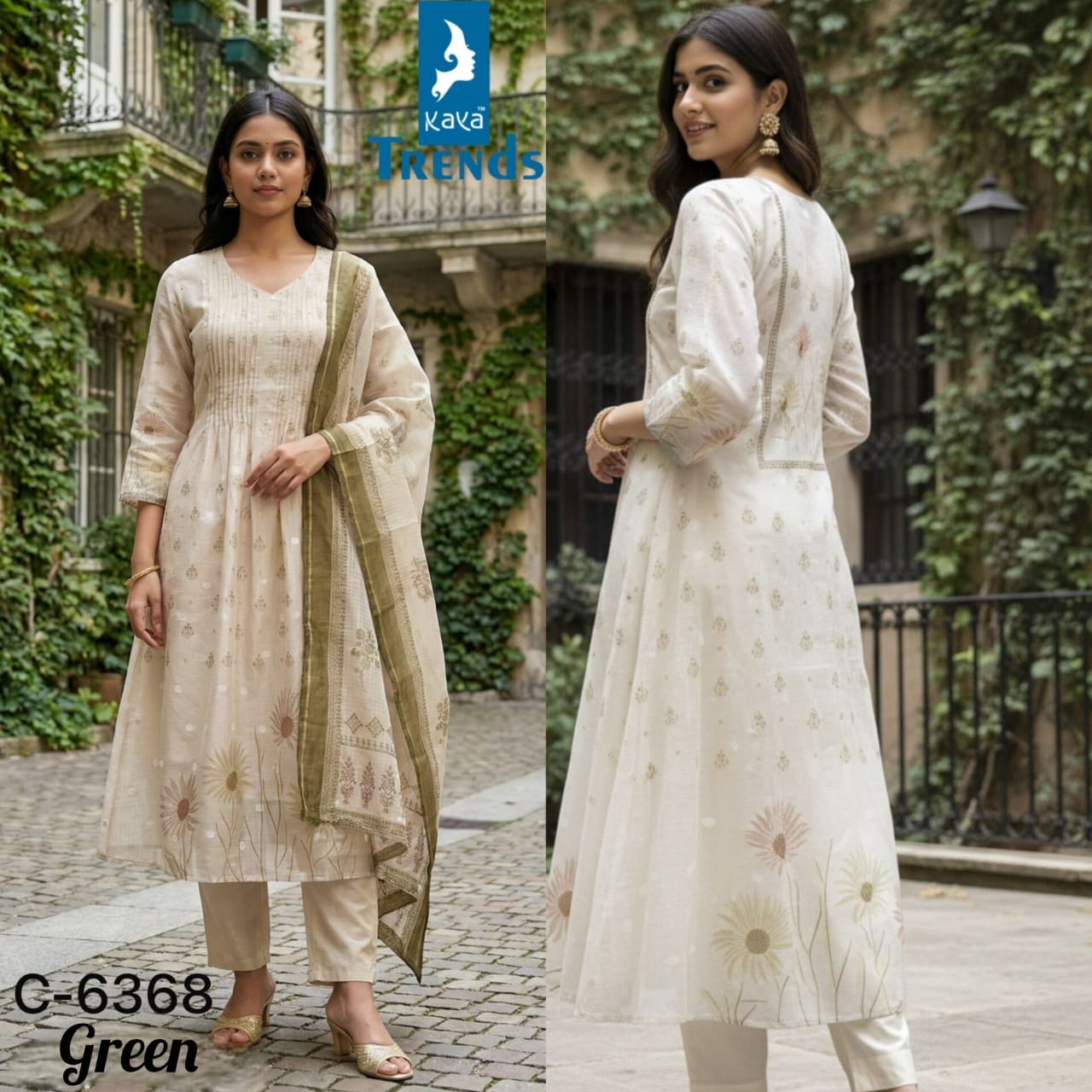 Design 6368 Kaya Trends Dobby Readymade Pant Style Suits Exporter Ahmedabad