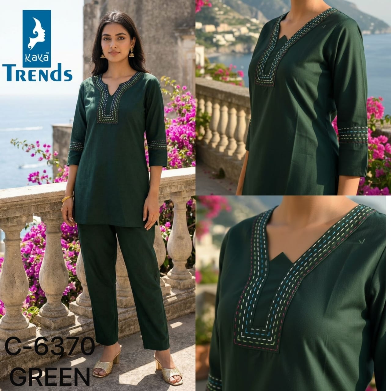 Design 6370 Kaya Trends Cotton Co Ord Set Supplier Ahmedabad