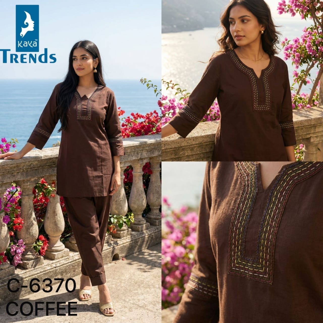 Design 6370 Kaya Trends Cotton Co Ord Set Supplier Ahmedabad