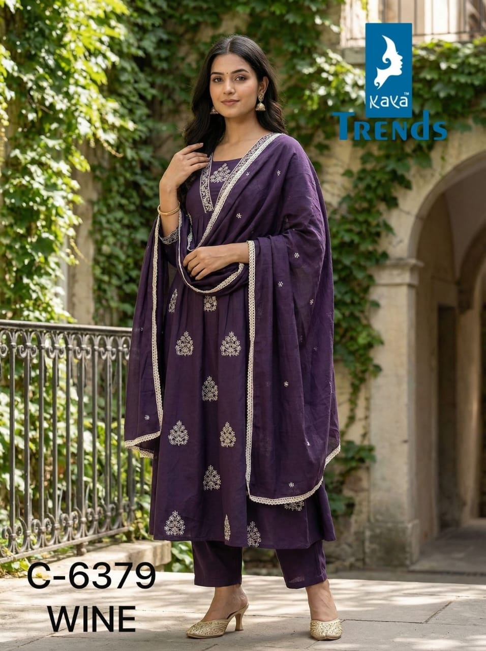 Design 6379 Kaya Trends Cotton Readymade Pant Style Suits Supplier Ahmedabad