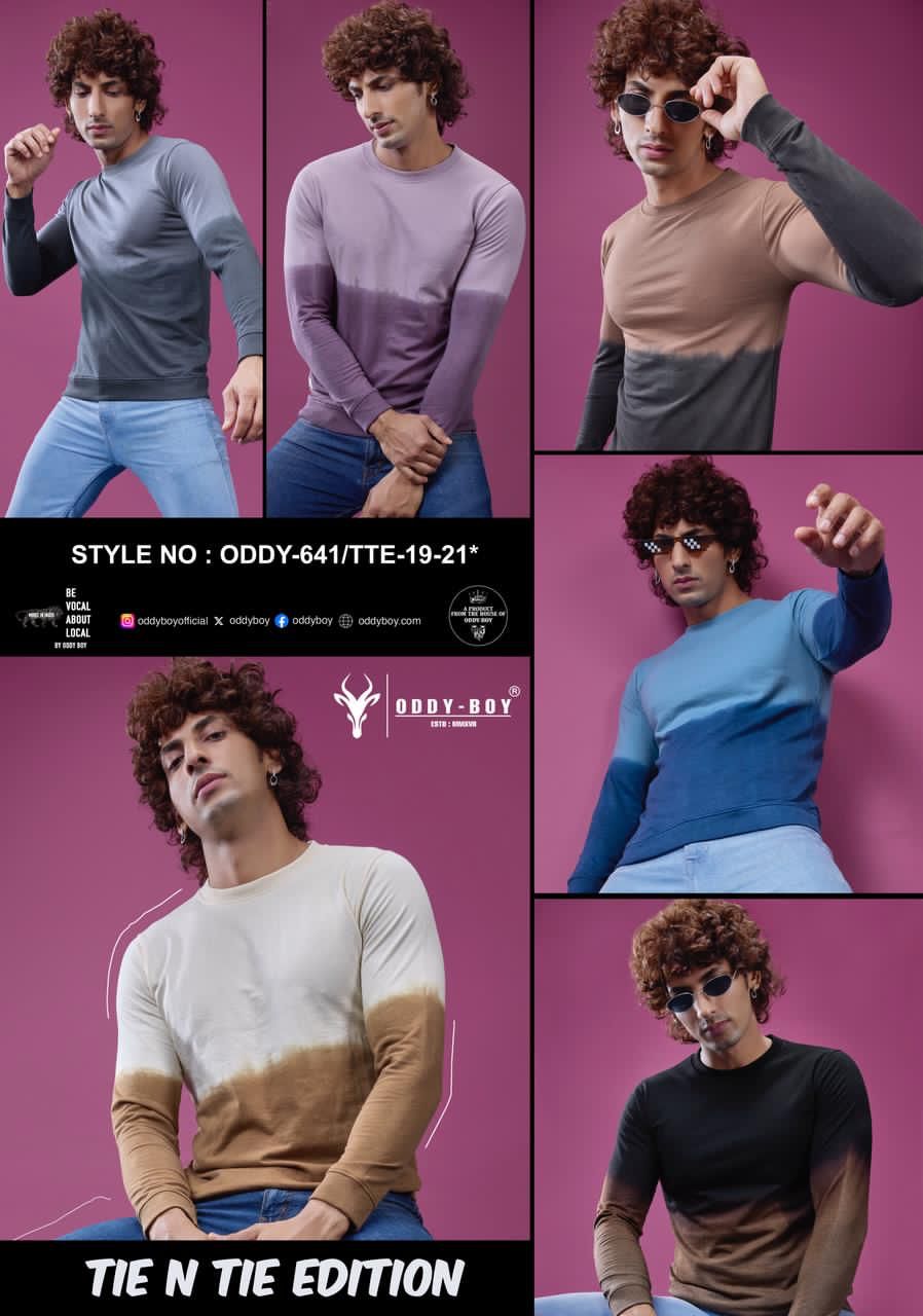 Design 641 Tte 19-21 Oddy Boy Ctn Looper Mens Tshirts Exporter India