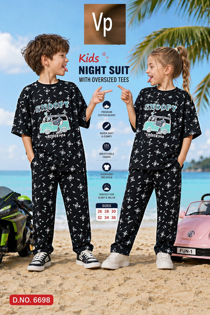 Design 6698 Vp Hosiery Cotton Unisex Kids Co Ord Set Wholesaler Gujarat