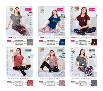 Design 678 Kavyansika Hosiery Pyjama Night Suits Manufacturer