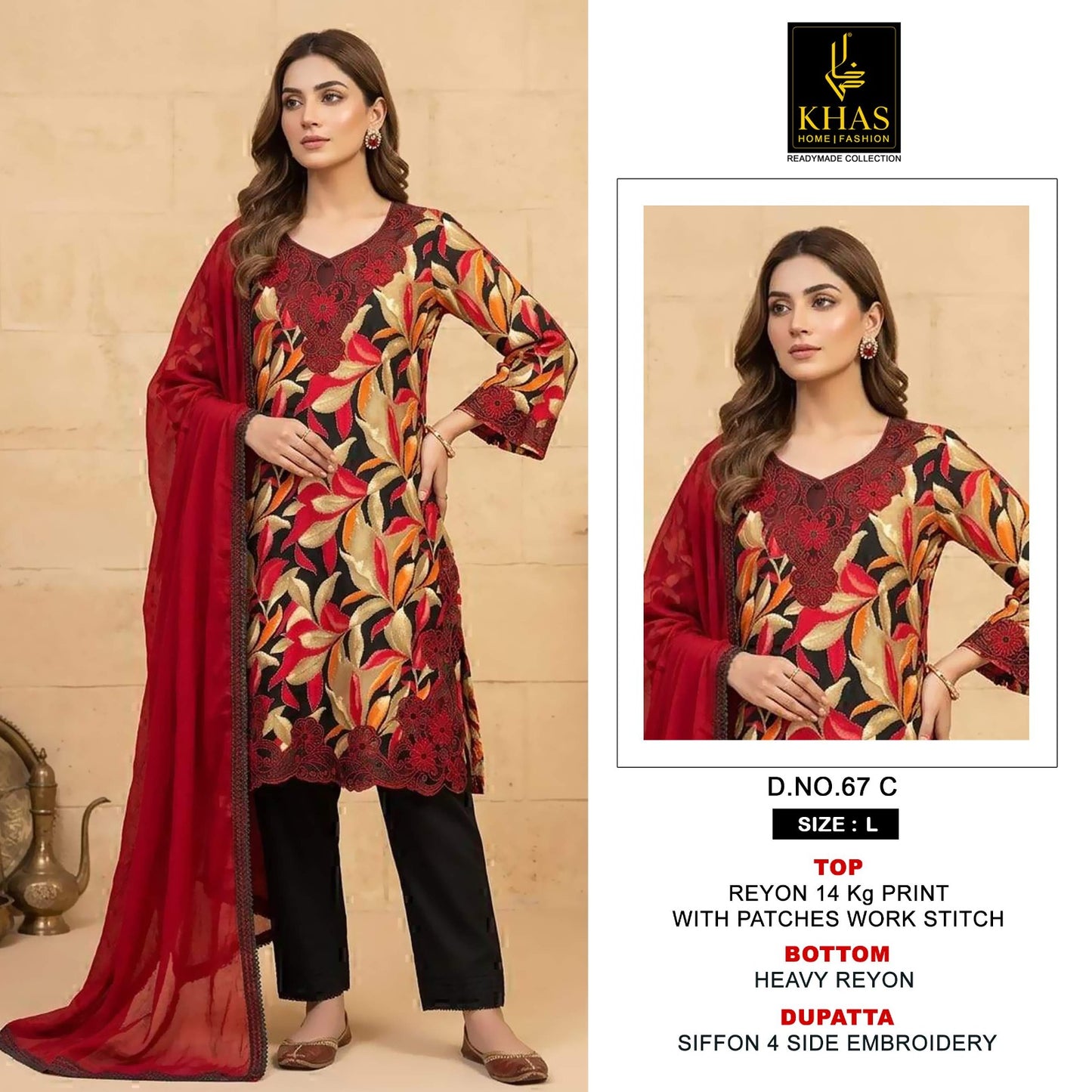Design 67 Khas Reyon Readymade Pant Style Suits Manufacturer India