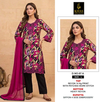 Design 67 Khas Reyon Readymade Pant Style Suits Manufacturer India