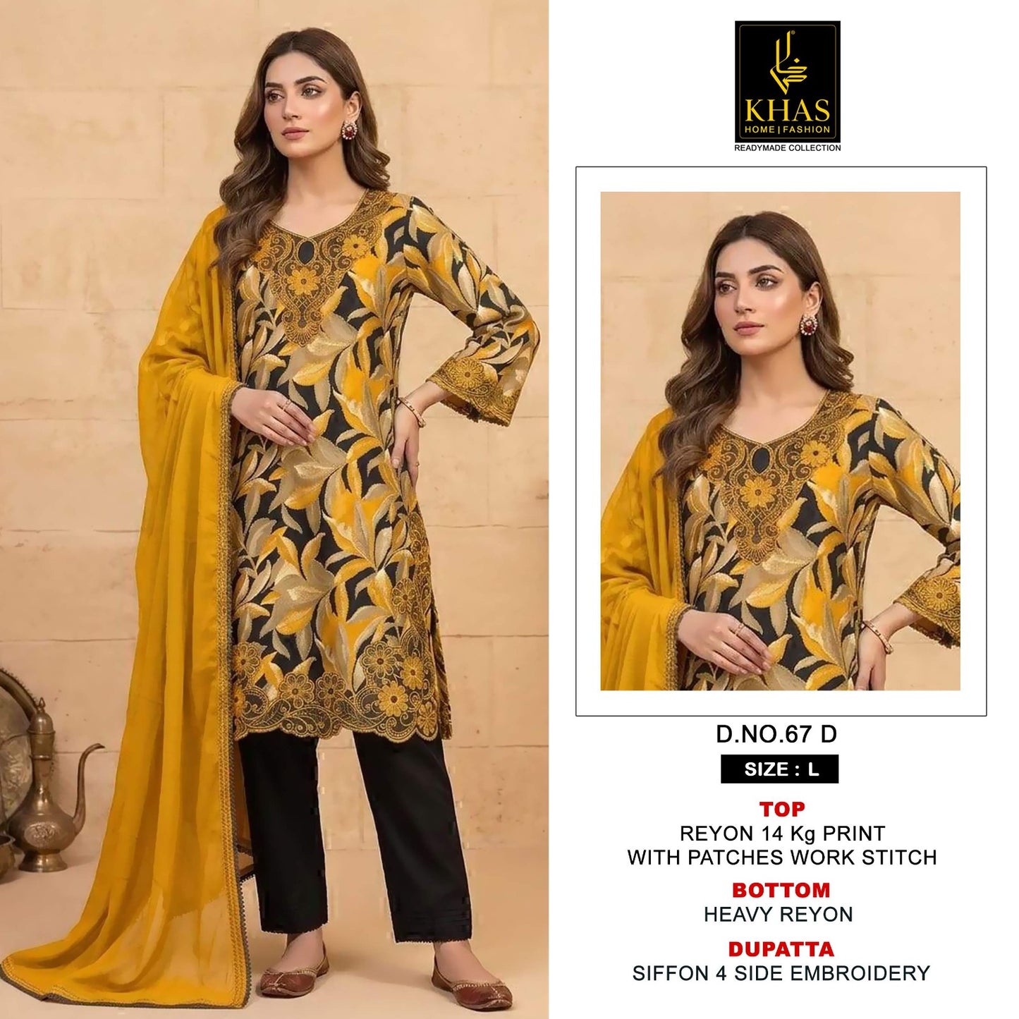 Design 67 Khas Reyon Readymade Pant Style Suits Manufacturer India