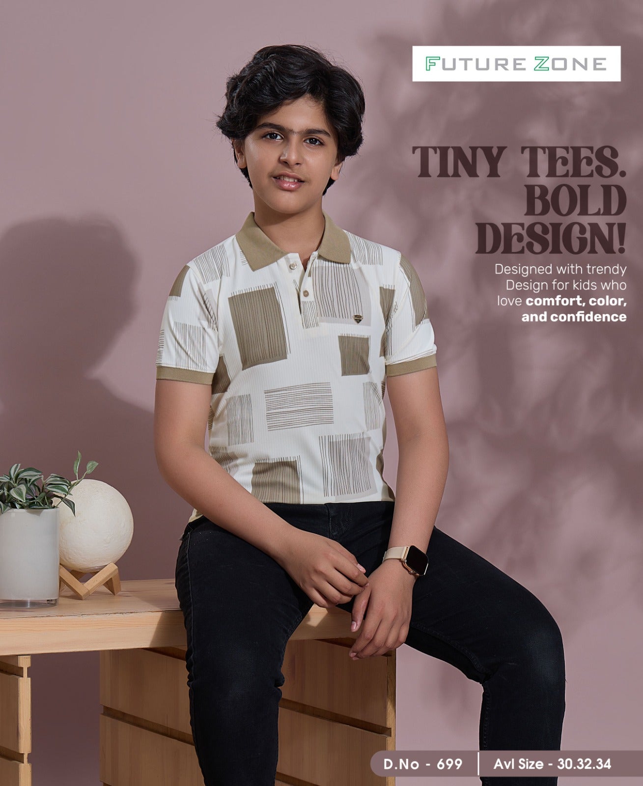 Design 699 Future Zone Boys Tshirt Exporter India