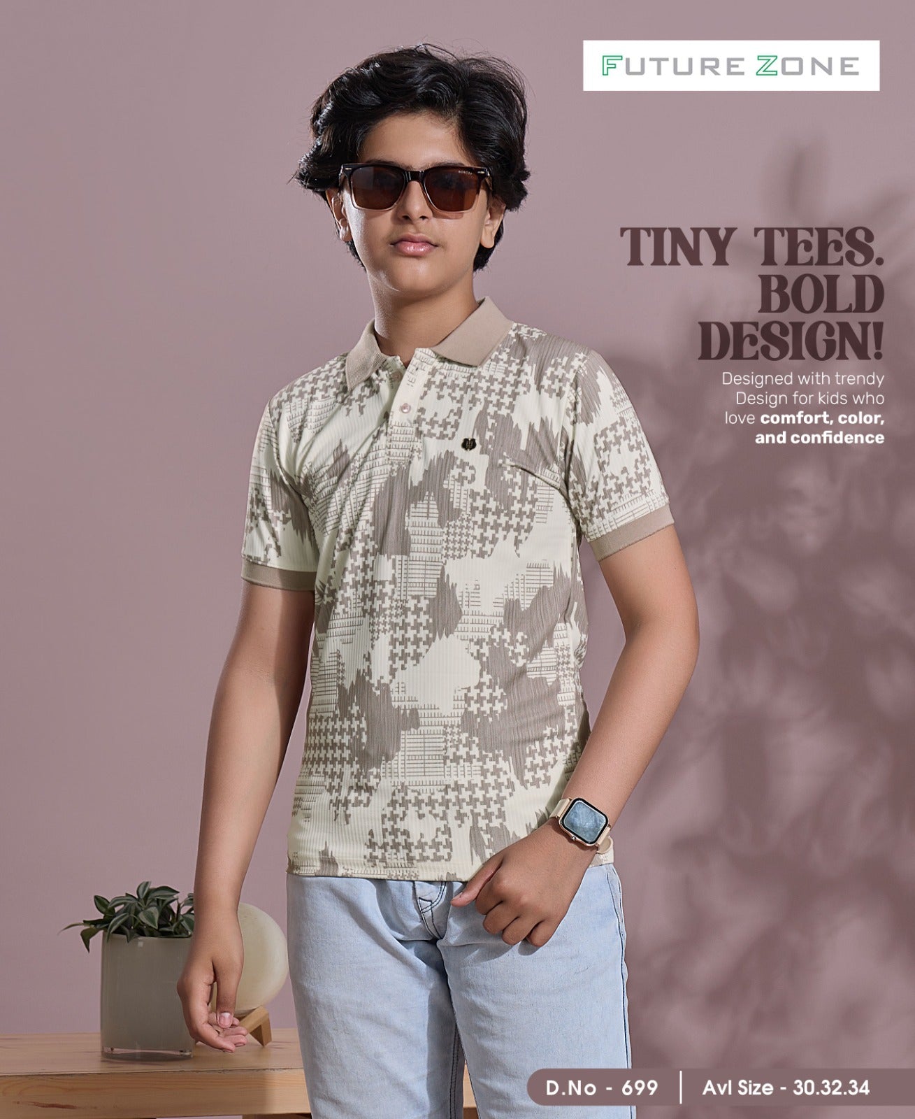 Design 699 Future Zone Boys Tshirt Exporter India