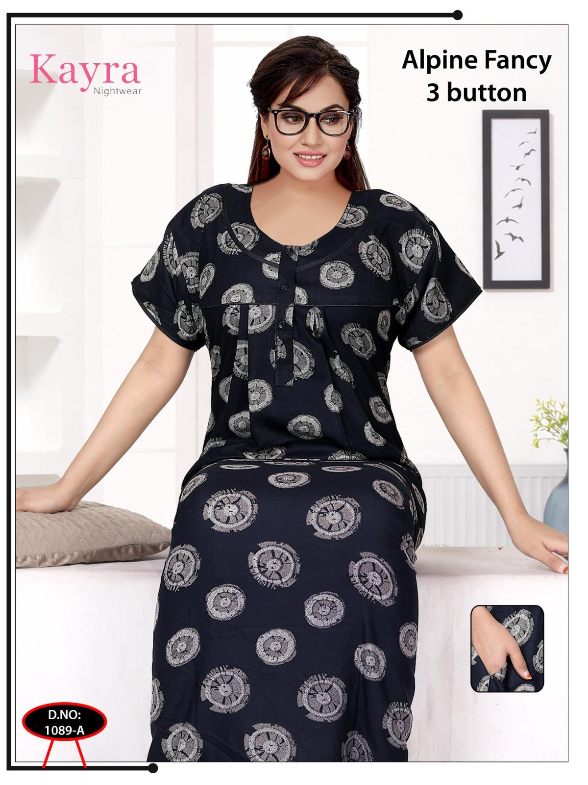 Design 6 Alpine Kayra Adit Night Gowns Manufacturer Gujarat