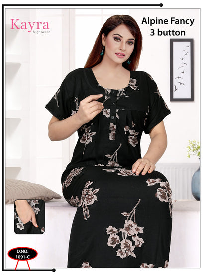 Design 6 Alpine Kayra Adit Night Gowns Manufacturer Gujarat