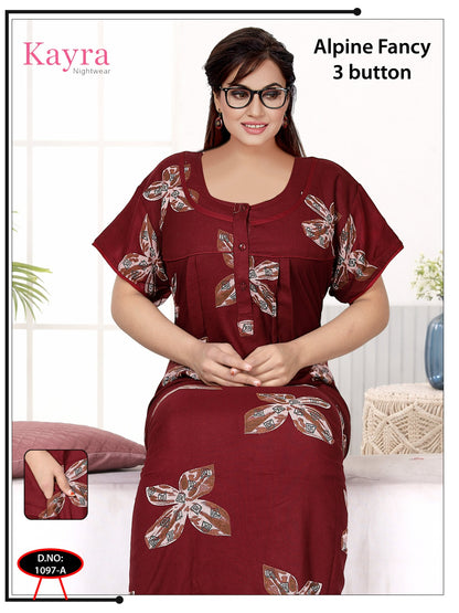Design 6 Alpine Kayra Adit Night Gowns Manufacturer Gujarat