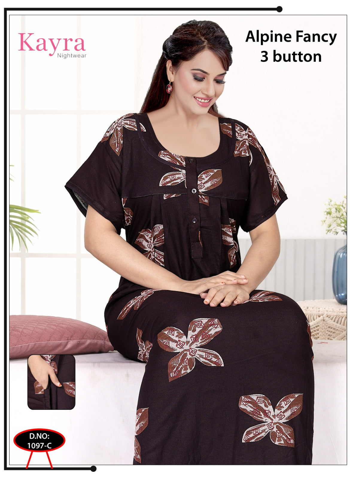 Design 6 Alpine Kayra Adit Night Gowns Manufacturer Gujarat