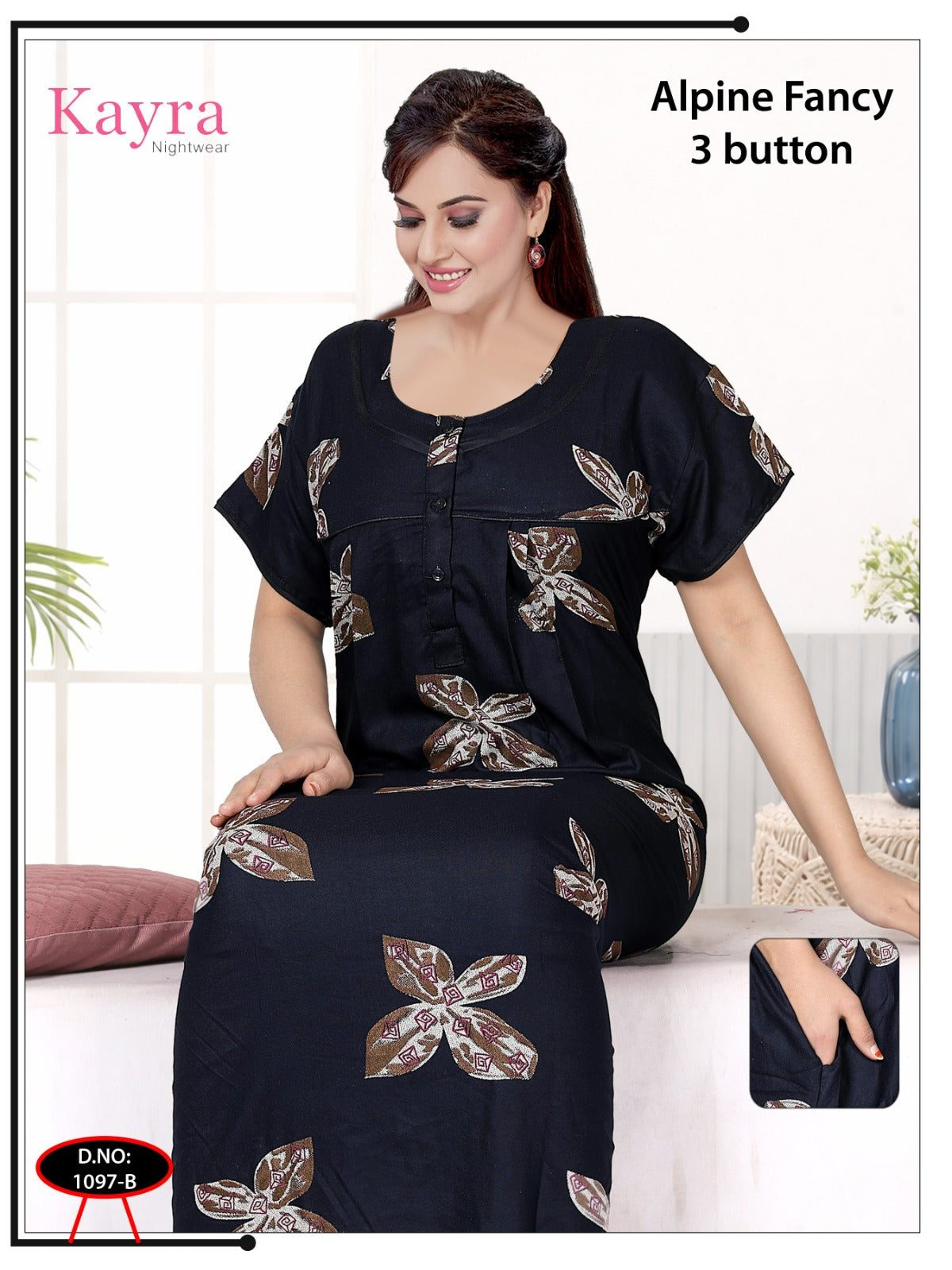 Design 6 Alpine Kayra Adit Night Gowns Manufacturer Gujarat