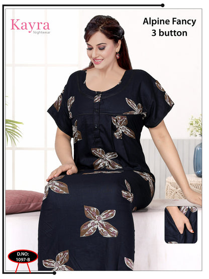 Design 6 Alpine Kayra Adit Night Gowns Manufacturer Gujarat