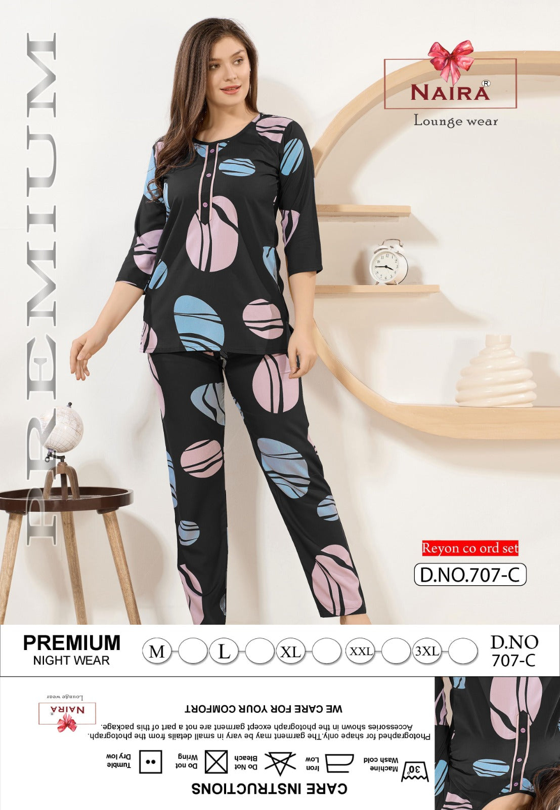 Design 707 Kavyansika Reyon Co Ord Set Wholesale Rate