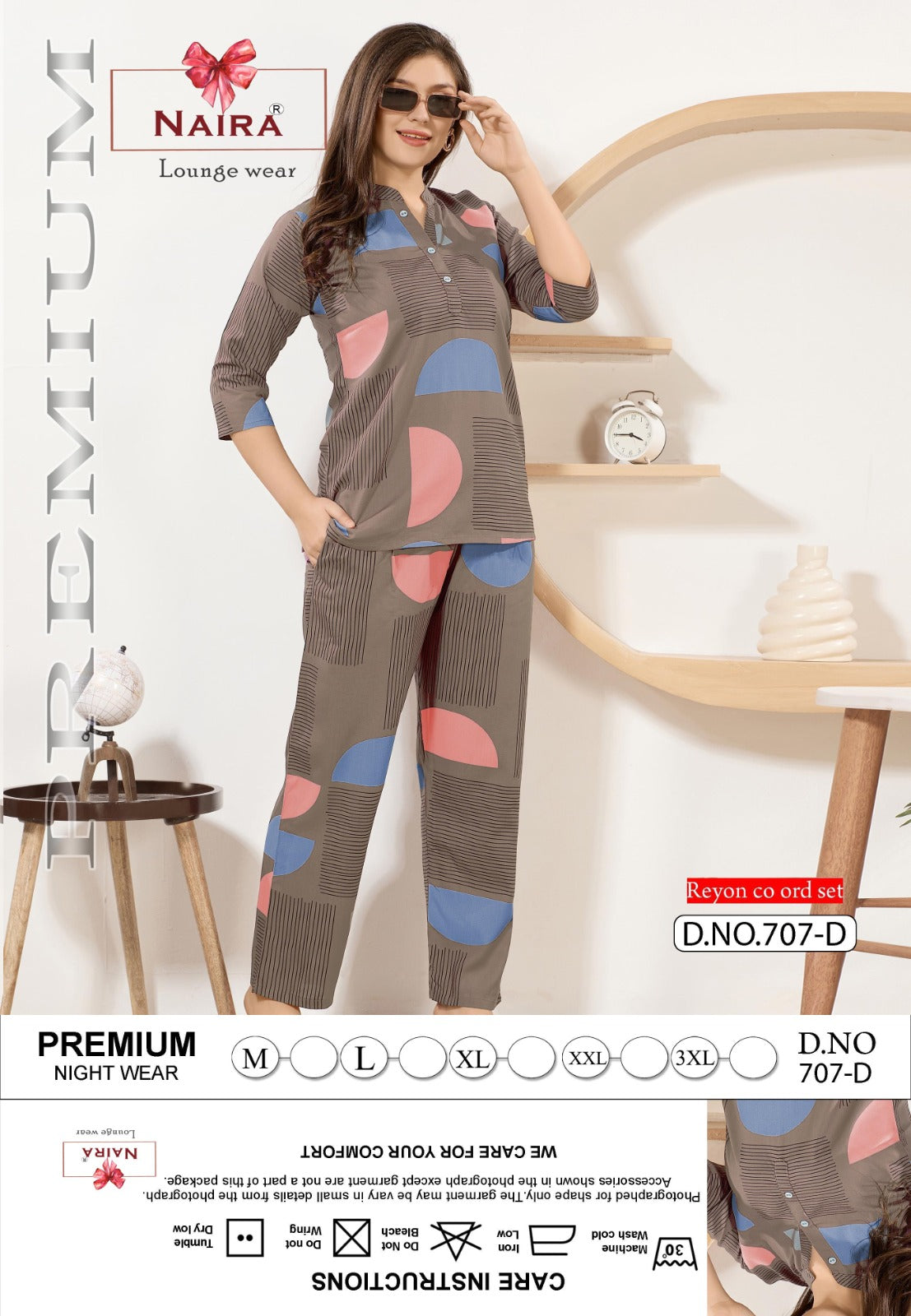 Design 707 Kavyansika Reyon Co Ord Set Wholesale Rate