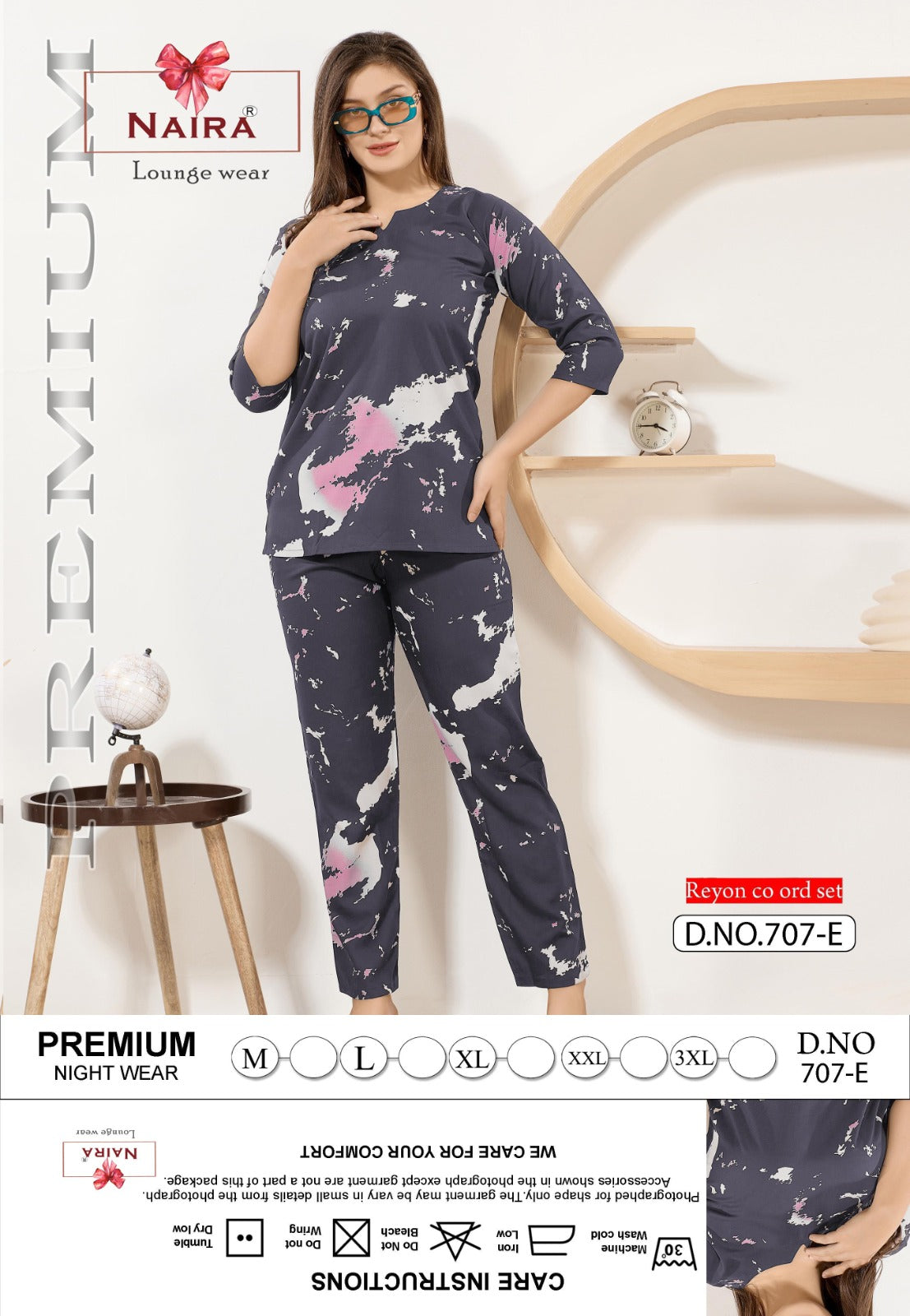 Design 707 Kavyansika Reyon Co Ord Set Wholesale Rate