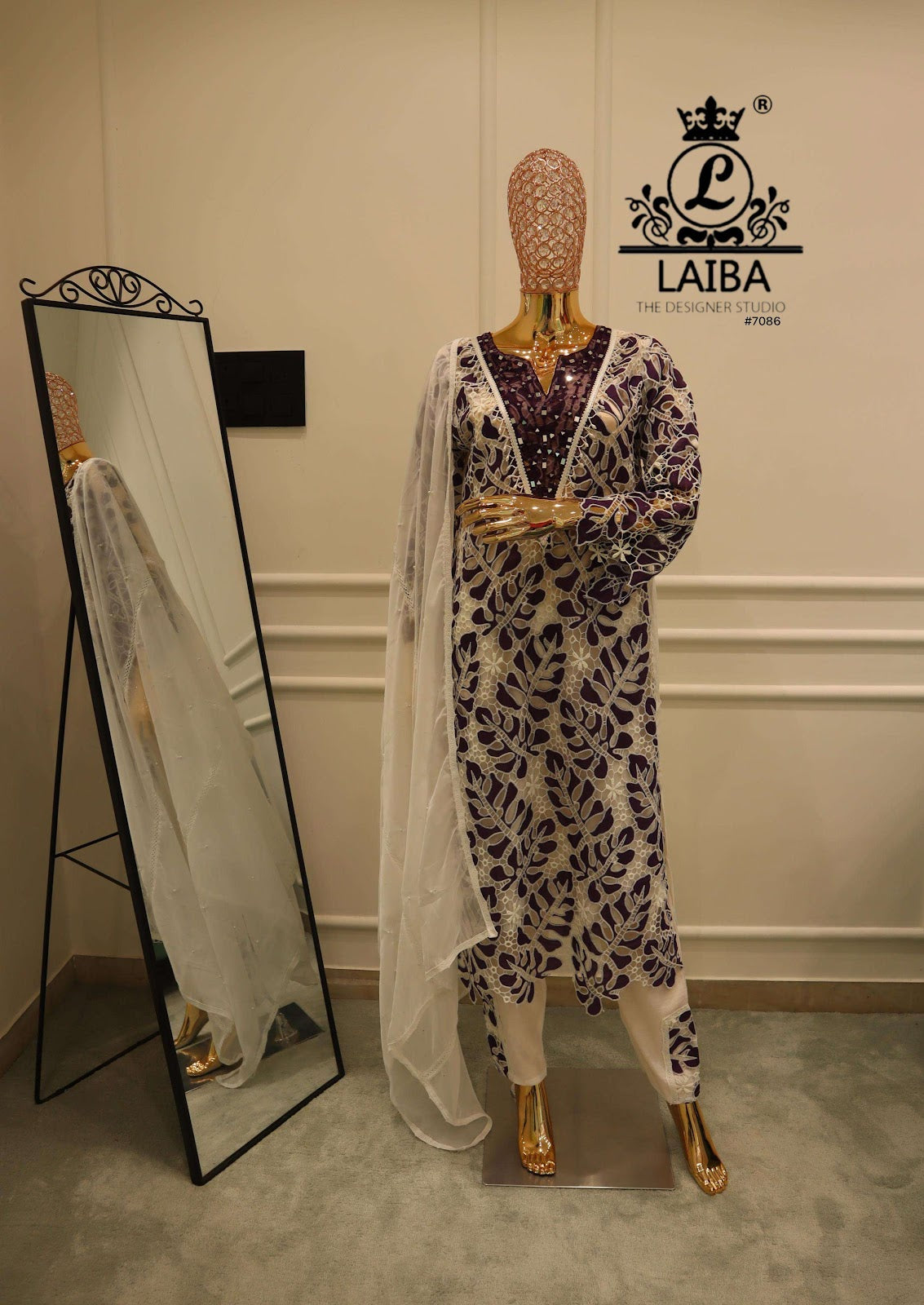 Design 7086 Laiba Imported Pakistani Readymade Suits Wholesale Price