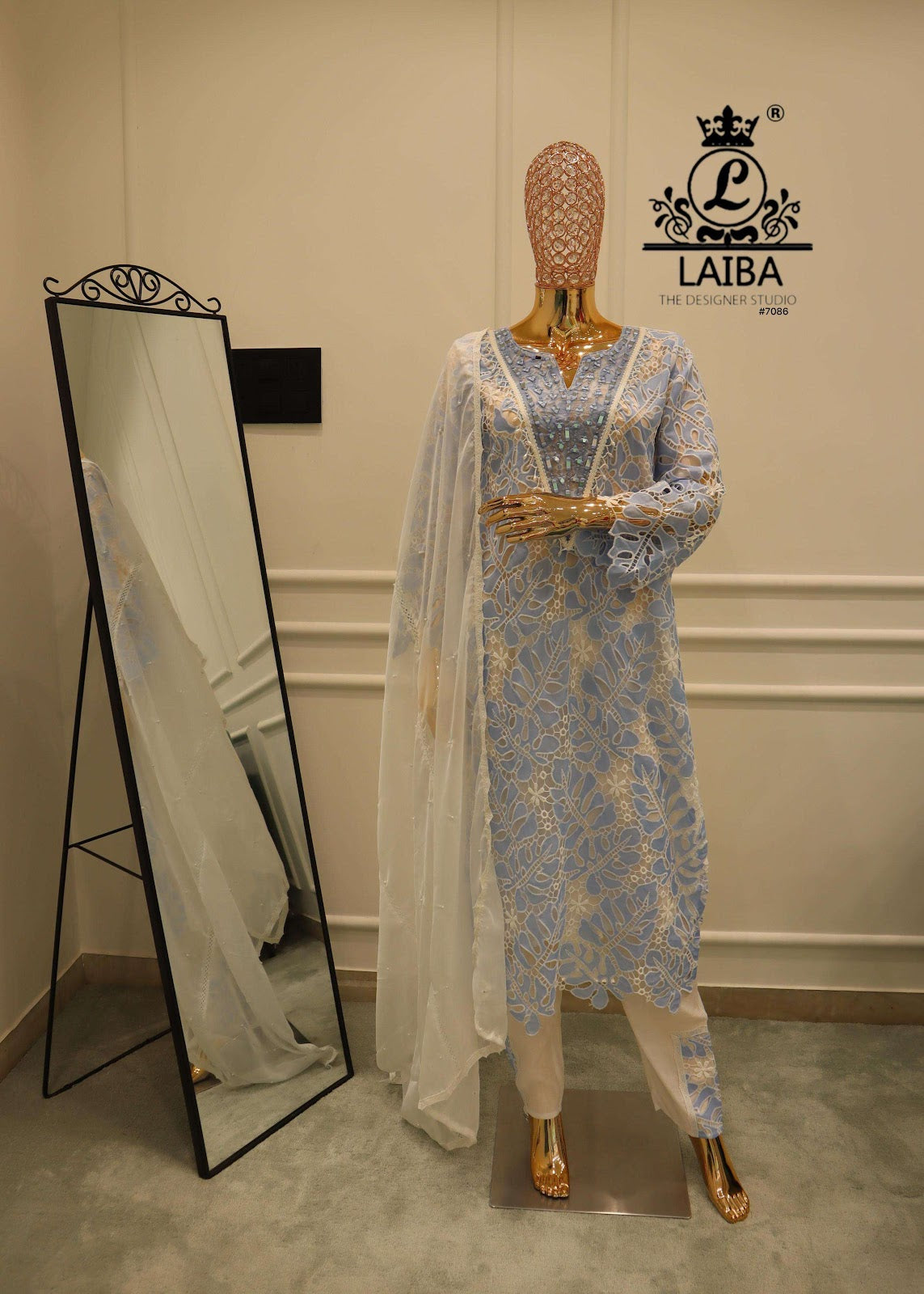 Design 7086 Laiba Imported Pakistani Readymade Suits Wholesale Price