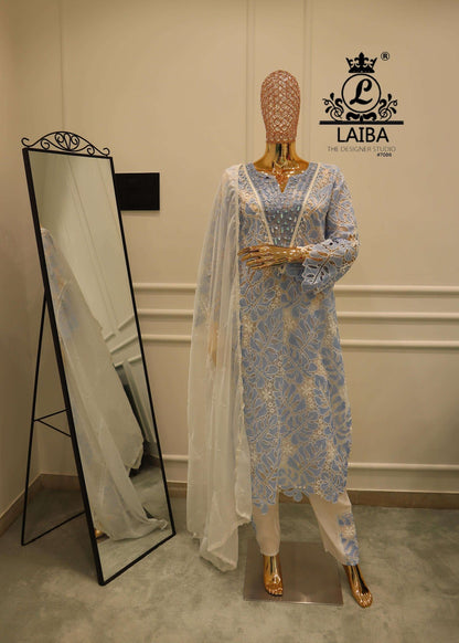 Design 7086 Laiba Imported Pakistani Readymade Suits Wholesale Price