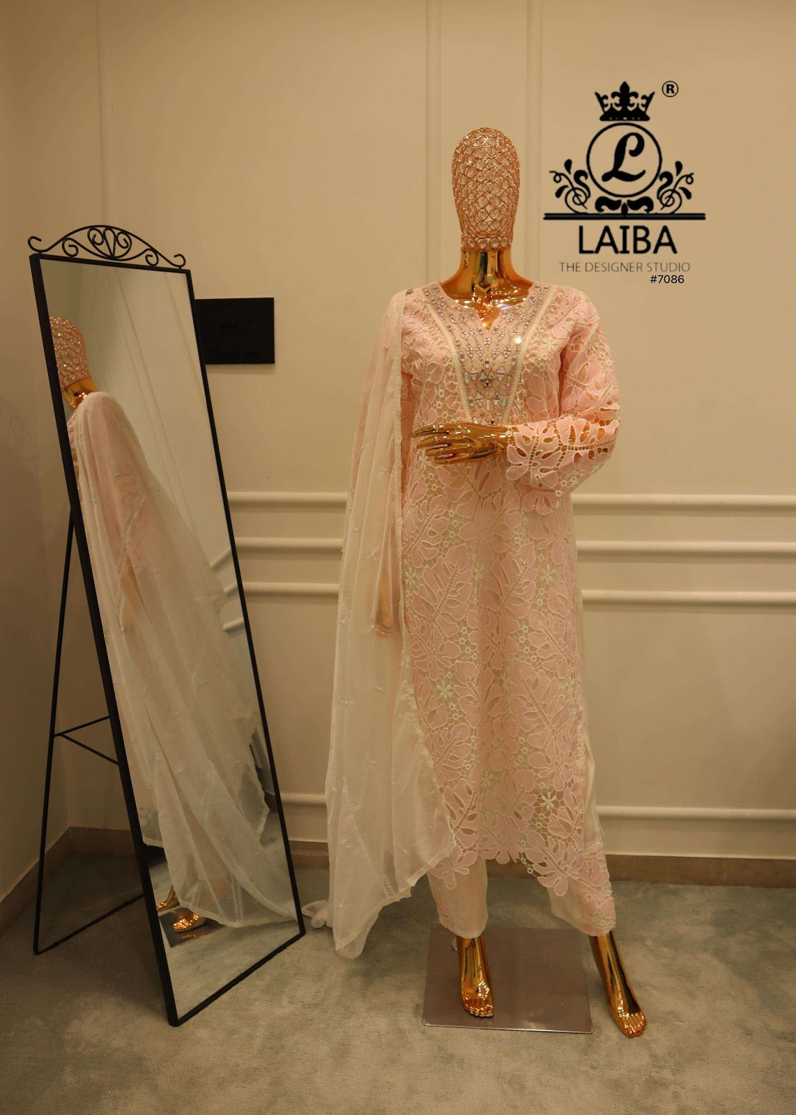 Design 7086 Laiba Imported Pakistani Readymade Suits Wholesale Price