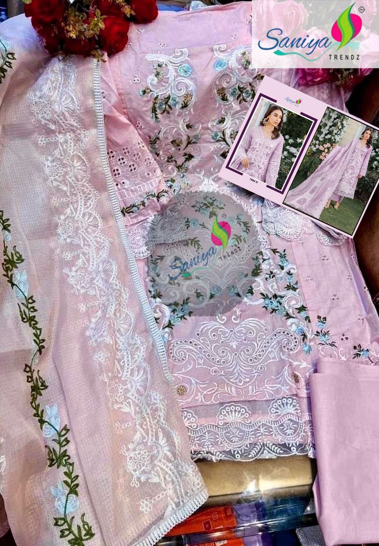 Design 7094 Saniya Trendz Cotton Pakistani Salwar Suits Wholesale