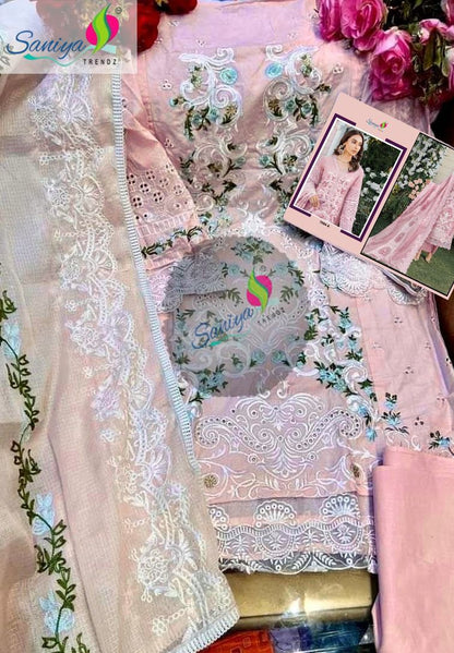 Design 7094 Saniya Trendz Cotton Pakistani Salwar Suits Wholesale