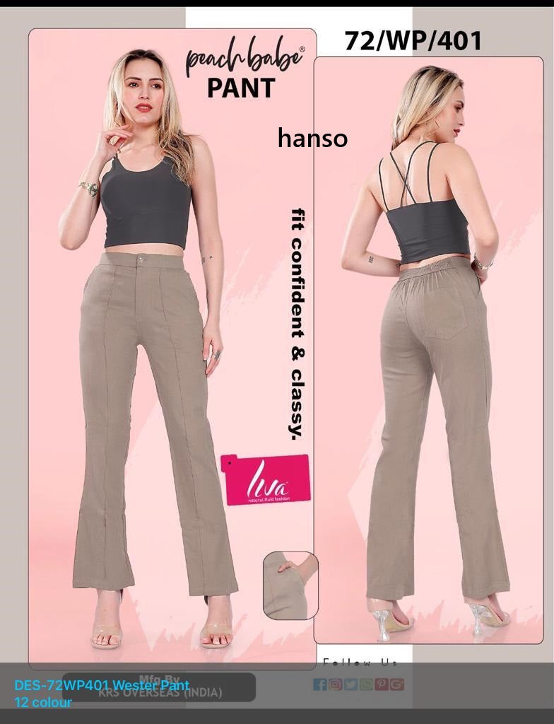 Design 72Wp401 Hanso Liva Women Pants Supplier Gujarat