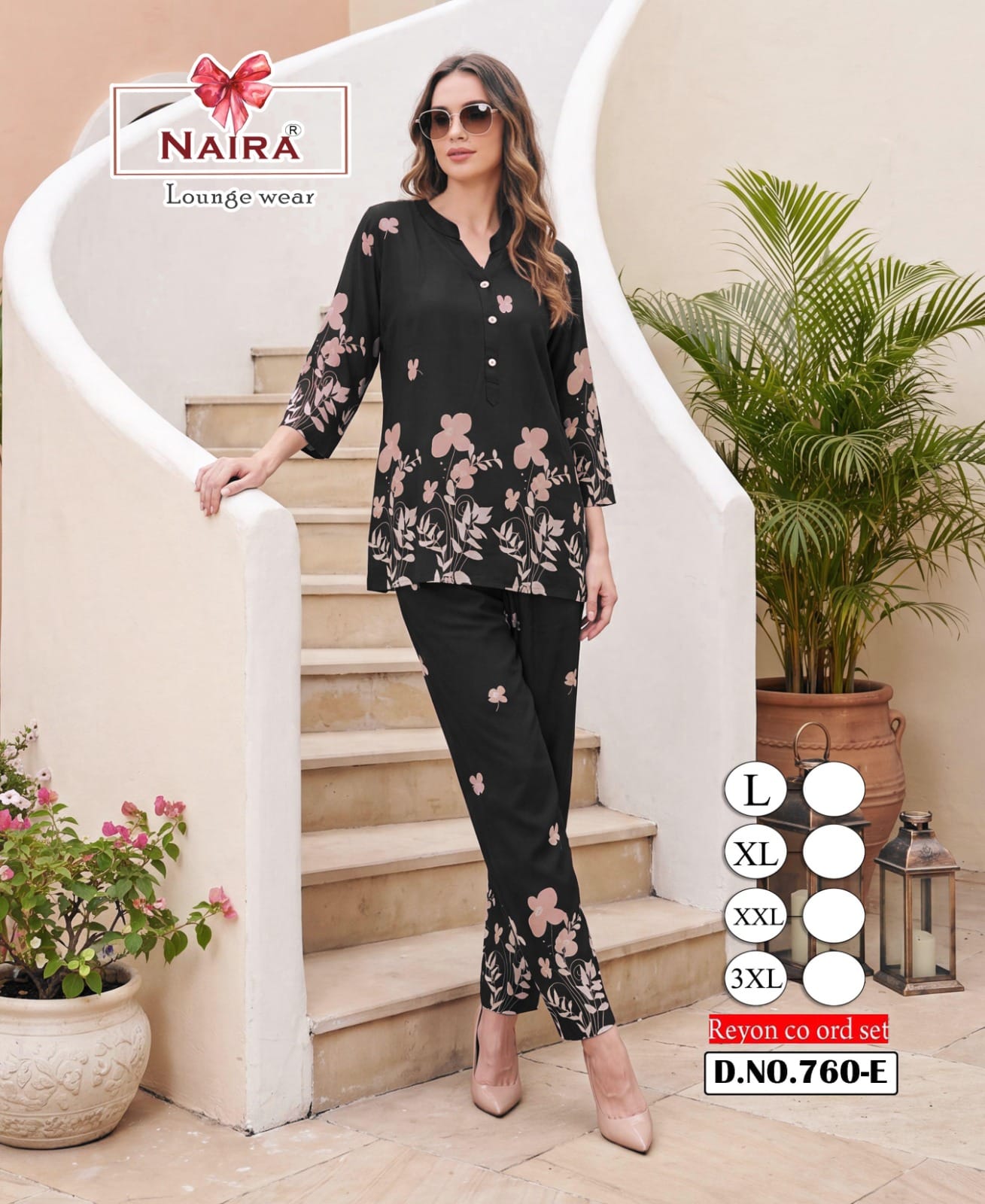 Design 760 Kavyansika Rayon 22Kg Co Ord Set Manufacturer Ahmedabad