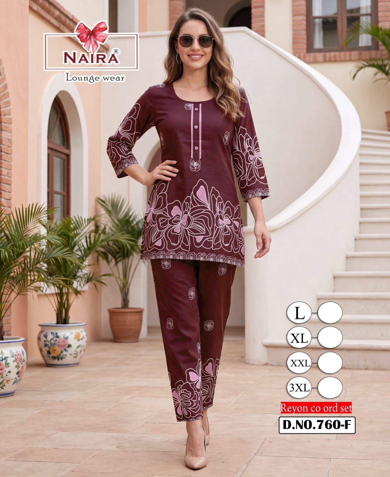 Design 760 Kavyansika Rayon 22Kg Co Ord Set Manufacturer Ahmedabad