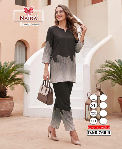 Design 760 Kavyansika Rayon 22Kg Co Ord Set Manufacturer Ahmedabad