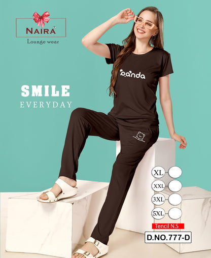 Design 777 Naira Kavyansika Tencil Pyjama Night Suits Wholesaler