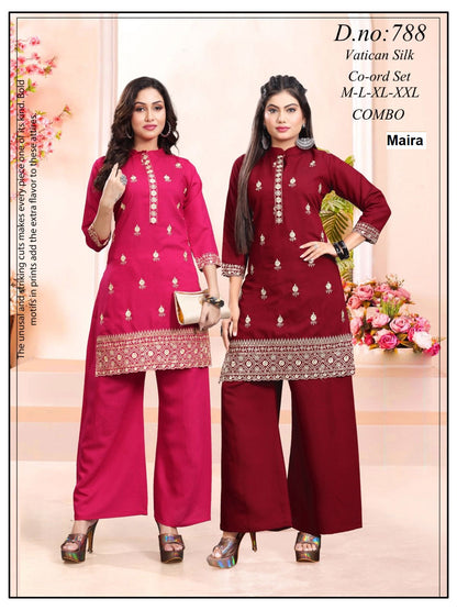 Design 788-791 Maira Vetican Co Ord Set Exporter Gujarat