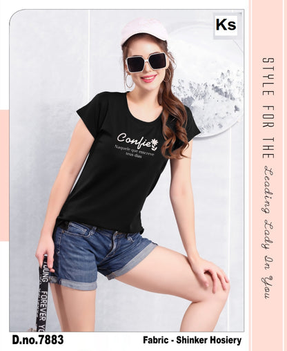 Design 7881-7890 Ks Hosiery Women Tshirt Wholesaler