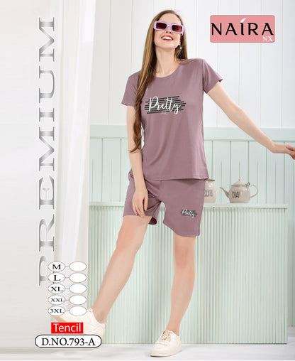 Design 793 Kavyansika Tencil Shorts Night Suits Wholesale