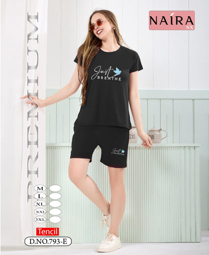 Design 793 Kavyansika Tencil Shorts Night Suits Wholesale