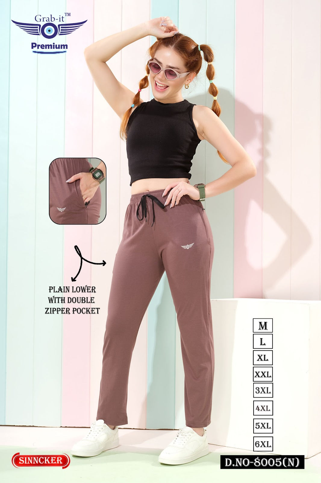 Design 8005 N Grab It Sinker Women Night Lower Wholesale Price