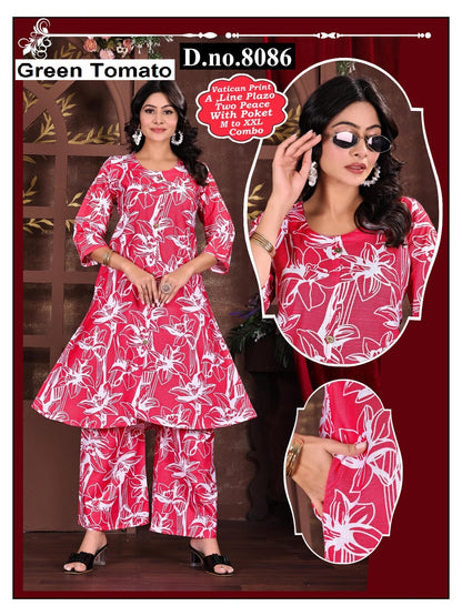 Design 80 Green Tomato Vatican Co Ord Set Supplier India