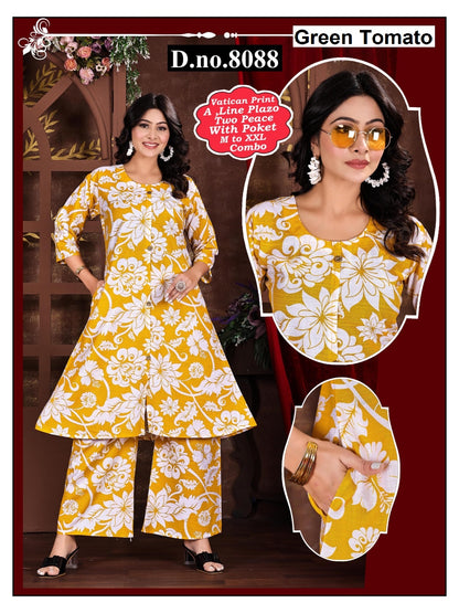 Design 80 Green Tomato Vatican Co Ord Set Supplier India