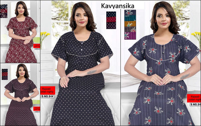 Design 844-860 Kavyansika Rajwadi Night Gowns Supplier Ahmedabad