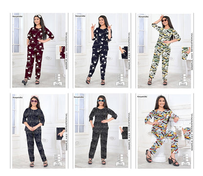 Design 8 Kavyansika Rayon 22Kg Girls Co Ord Set Exporter