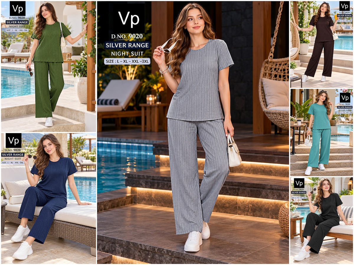 Design 9020 Vp Pyjama Night Suits Wholesaler Gujarat