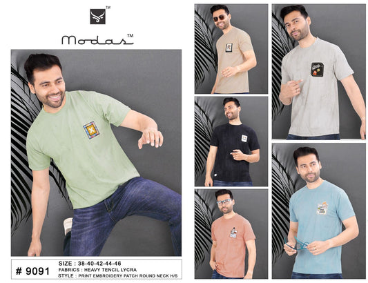 Design 9091 Modas Imported Mens Tshirts Manufacturer Gujarat